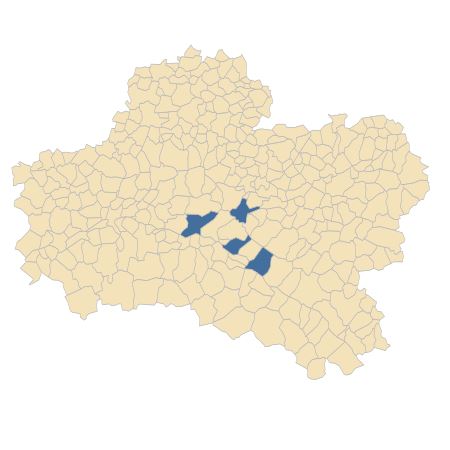 Répartition de Arnoseris minima (L.) Schweigg. & Körte dans le Loiret