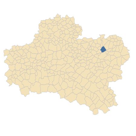 Répartition de Atropa belladonna L. dans le Loiret