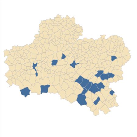 Répartition de Digitaria ischaemum (Schreb.) Mühl. dans le Loiret