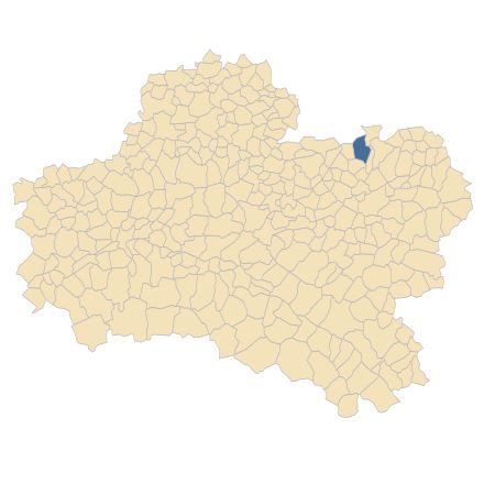 Répartition de Tilia x europaea L. dans le Loiret