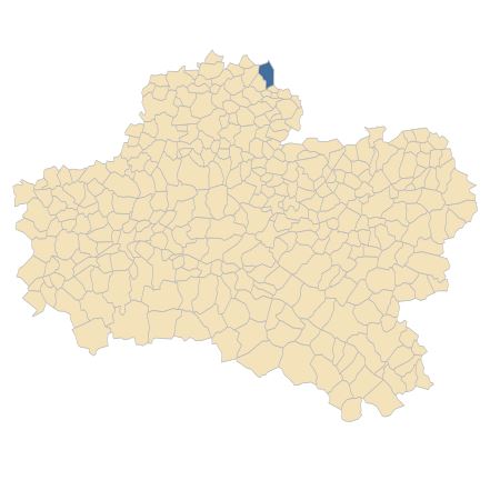Répartition de Prunella x intermedia Link dans le Loiret
