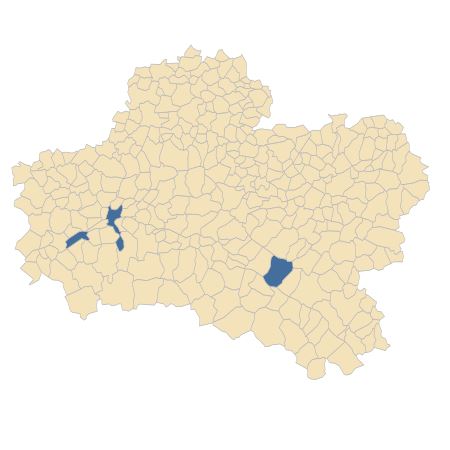 Répartition de Phelipanche arenaria (Borkh.) Pomel dans le Loiret