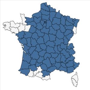 Répartition de Cornus mas L. en France