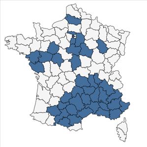 Répartition de Salvia sclarea L. en France