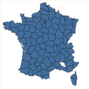 Répartition de Glyceria fluitans (L.) R.Br. en France