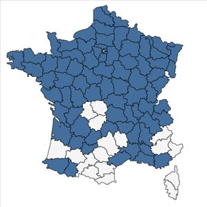 Répartition de Lemna trisulca L. en France