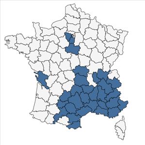 Répartition de Medicago monspeliaca (L.) Trautv. en France